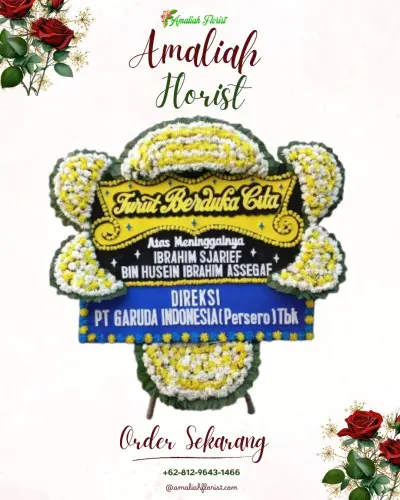 Papan Bunga Duka di Banyuseri